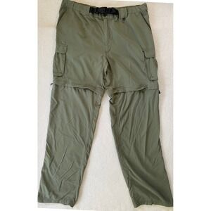 Boy Scouts of America Mens Large Switchback Uniform Pant Green Convertible Cargo